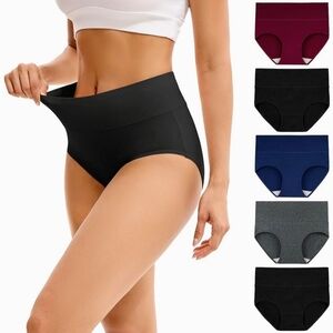 Innersy High-Waist Cotton 5/Pack Briefs/ BNWT